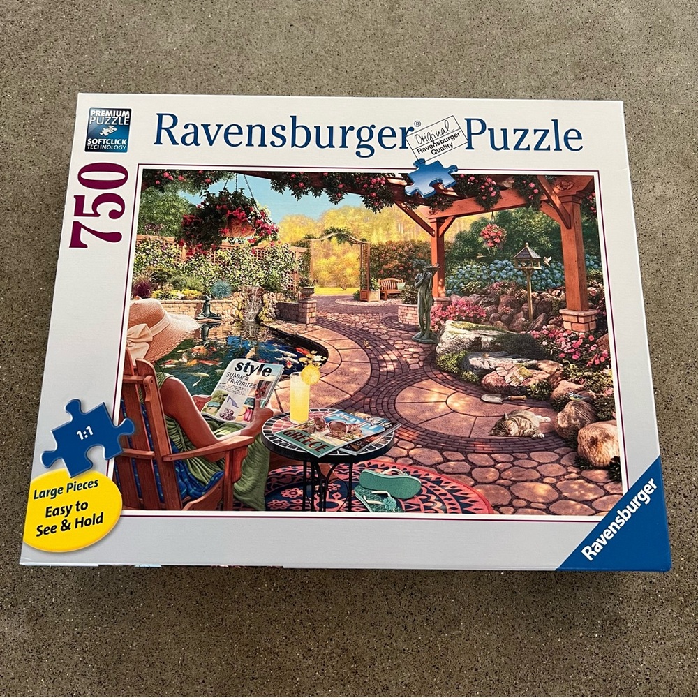 Ravensburger 750-Piece Cozy Backyard Jigsaw Puzzle